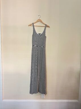 Ella Moss, Striped Maxi Tank Dress, Fully lined Size Small, Great Condition